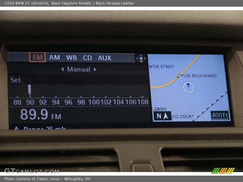Black Sapphire Metallic / Black Nevada Leather 2009 BMW X5 xDrive30i
