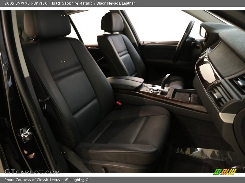 Black Sapphire Metallic / Black Nevada Leather 2009 BMW X5 xDrive30i