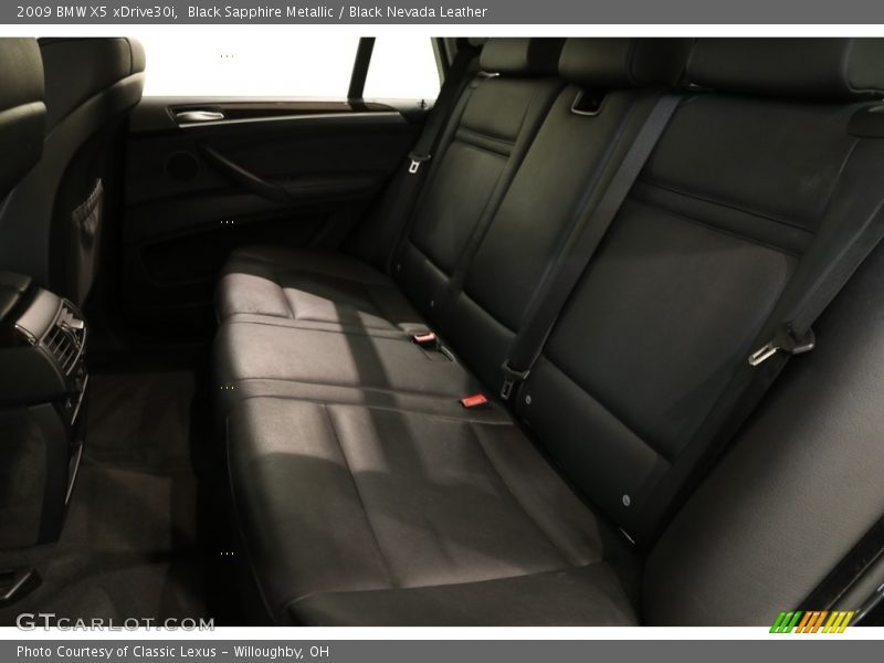 Black Sapphire Metallic / Black Nevada Leather 2009 BMW X5 xDrive30i