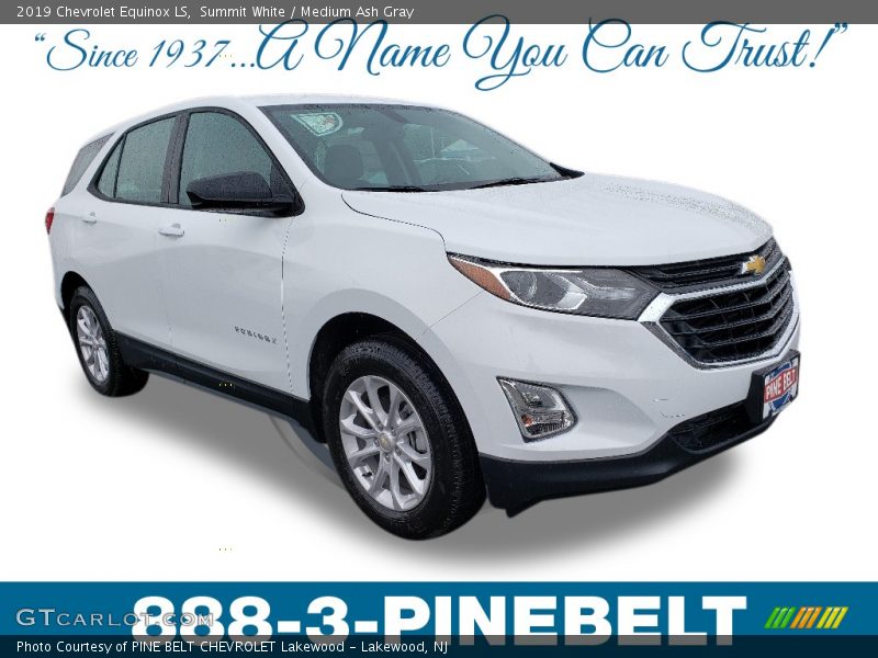 Summit White / Medium Ash Gray 2019 Chevrolet Equinox LS