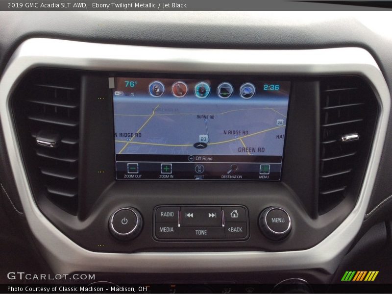 Ebony Twilight Metallic / Jet Black 2019 GMC Acadia SLT AWD