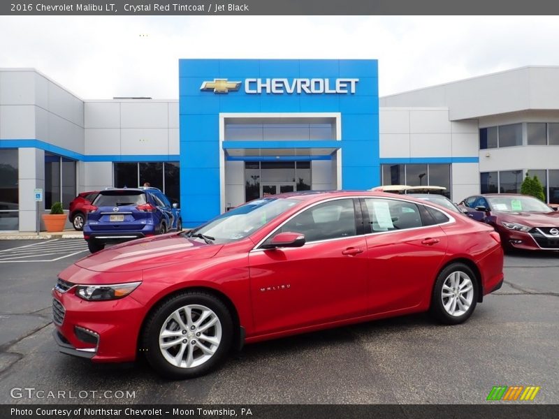 Crystal Red Tintcoat / Jet Black 2016 Chevrolet Malibu LT