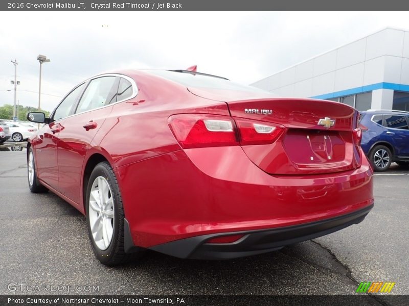 Crystal Red Tintcoat / Jet Black 2016 Chevrolet Malibu LT