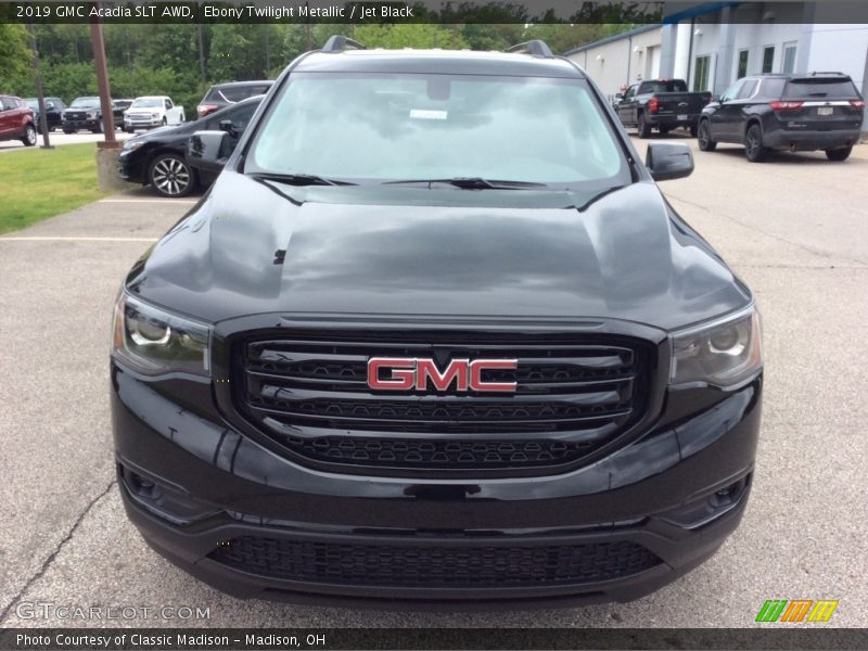 Ebony Twilight Metallic / Jet Black 2019 GMC Acadia SLT AWD