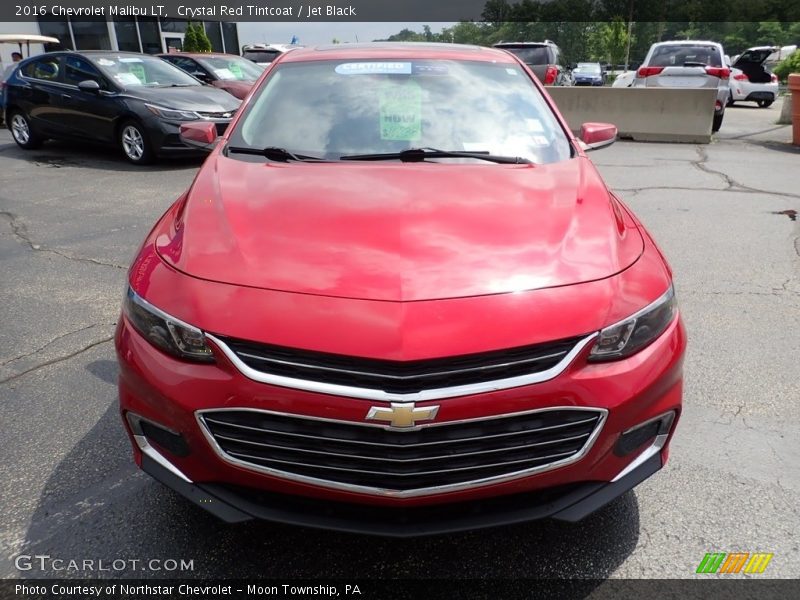 Crystal Red Tintcoat / Jet Black 2016 Chevrolet Malibu LT