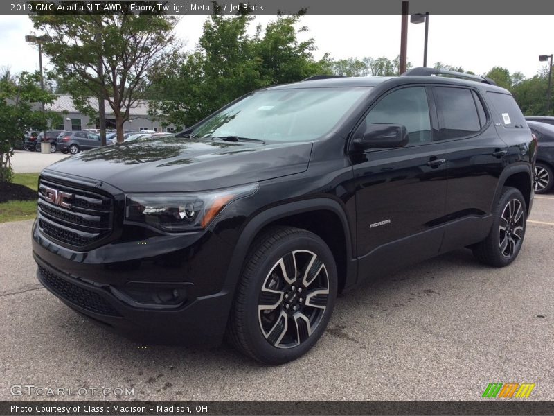 Ebony Twilight Metallic / Jet Black 2019 GMC Acadia SLT AWD