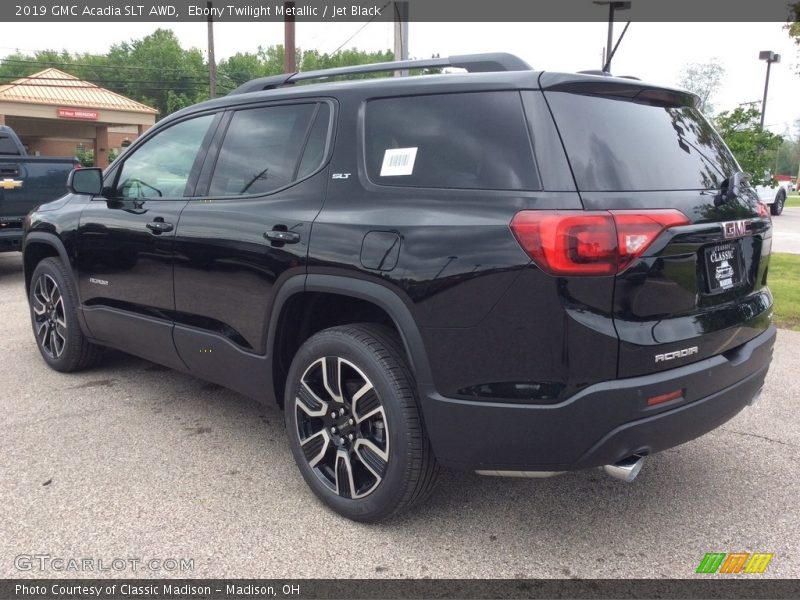 Ebony Twilight Metallic / Jet Black 2019 GMC Acadia SLT AWD