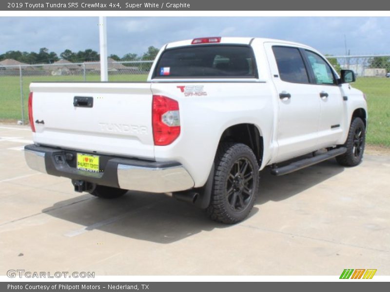 Super White / Graphite 2019 Toyota Tundra SR5 CrewMax 4x4