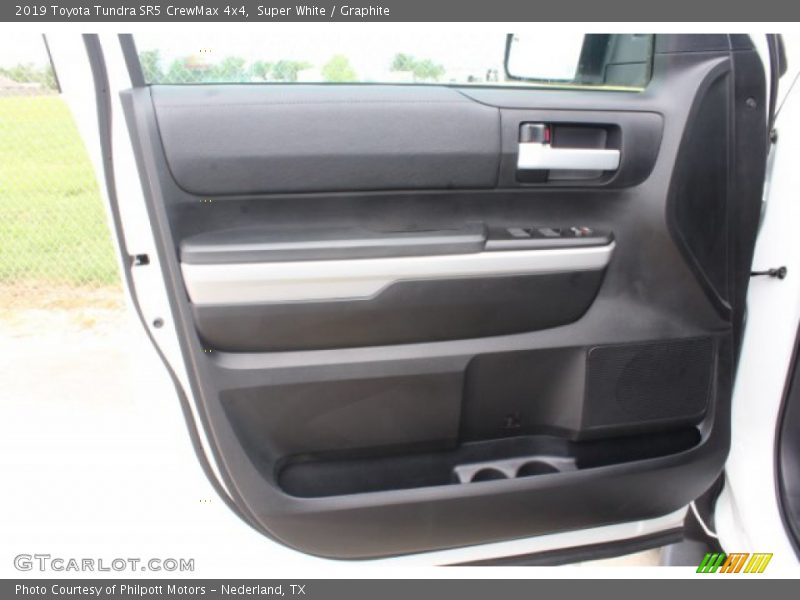 Super White / Graphite 2019 Toyota Tundra SR5 CrewMax 4x4