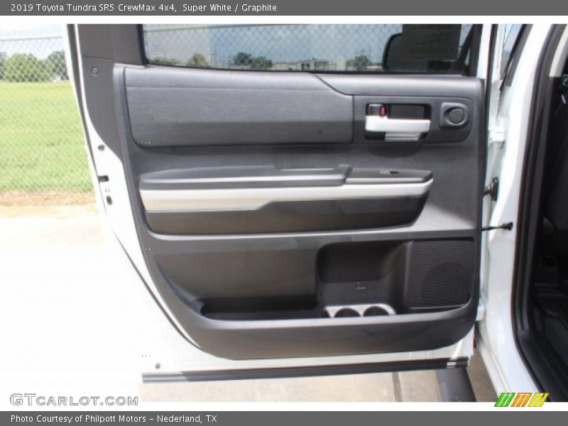 Super White / Graphite 2019 Toyota Tundra SR5 CrewMax 4x4