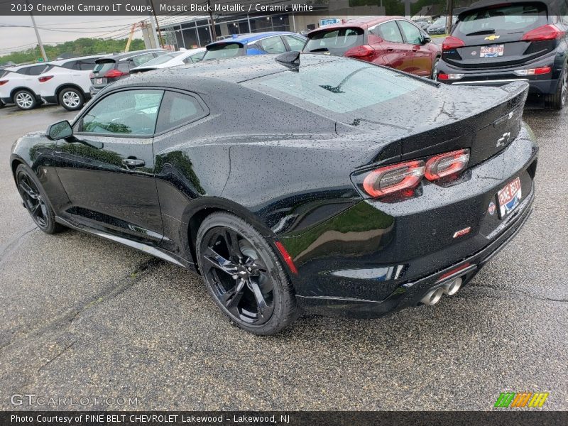Mosaic Black Metallic / Ceramic White 2019 Chevrolet Camaro LT Coupe