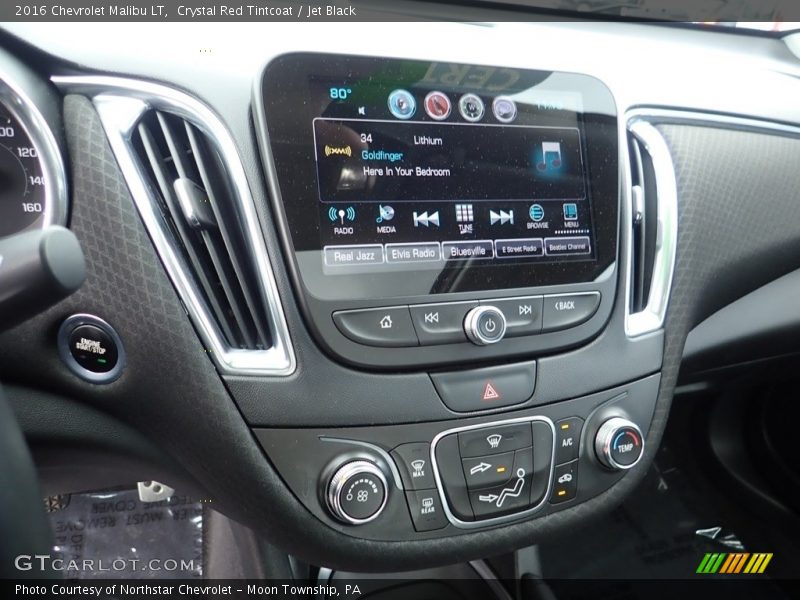 Crystal Red Tintcoat / Jet Black 2016 Chevrolet Malibu LT