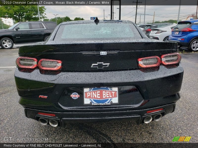 Mosaic Black Metallic / Ceramic White 2019 Chevrolet Camaro LT Coupe