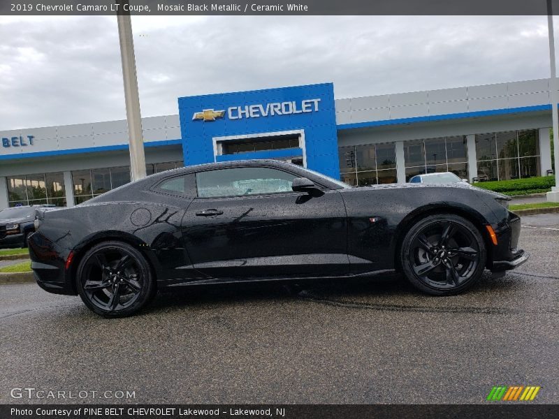 Mosaic Black Metallic / Ceramic White 2019 Chevrolet Camaro LT Coupe