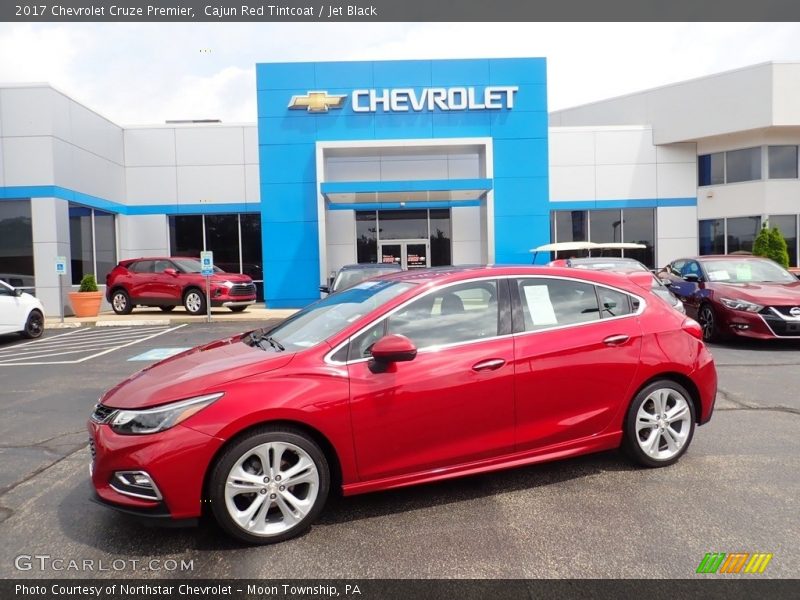 Cajun Red Tintcoat / Jet Black 2017 Chevrolet Cruze Premier