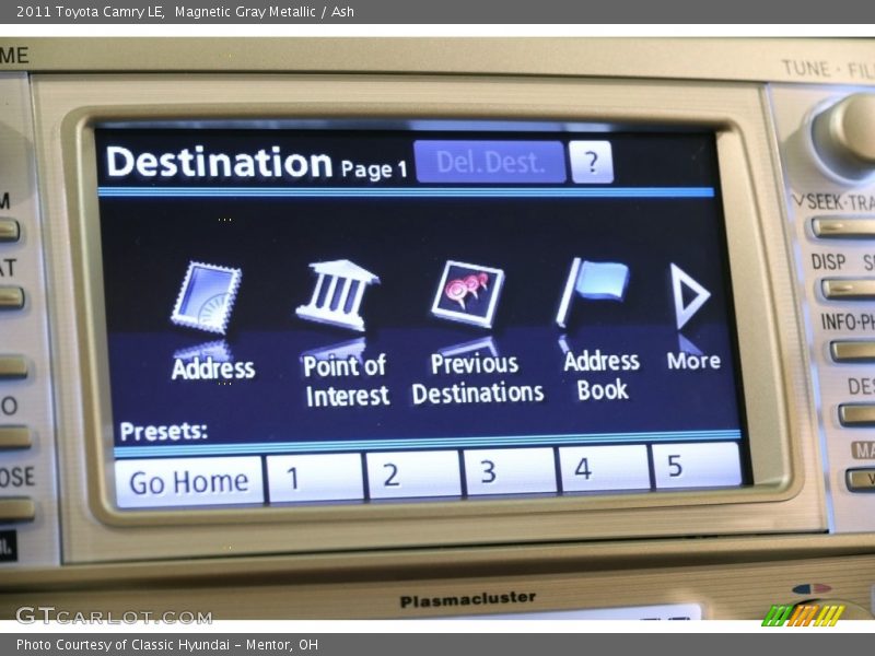 Magnetic Gray Metallic / Ash 2011 Toyota Camry LE