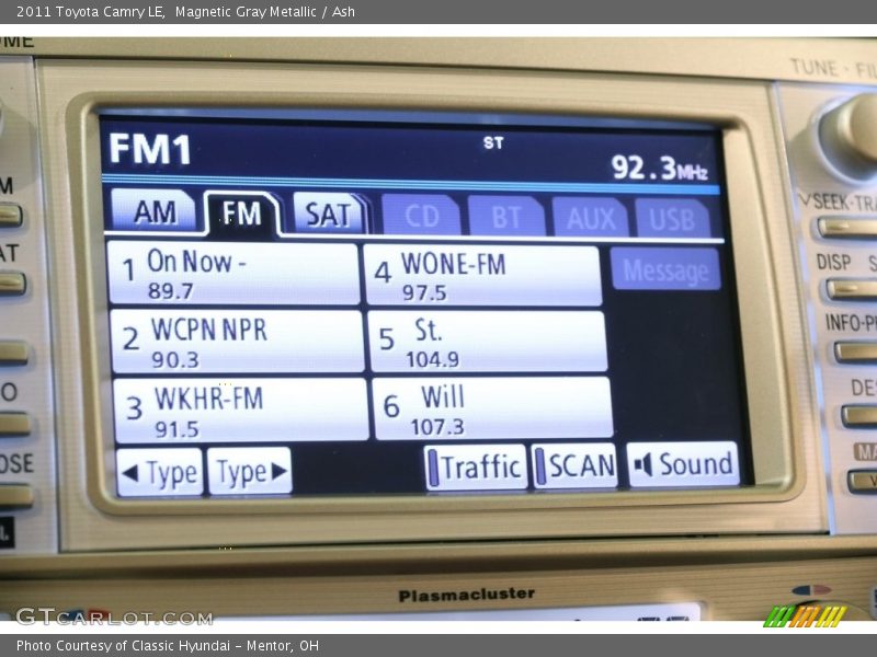 Magnetic Gray Metallic / Ash 2011 Toyota Camry LE