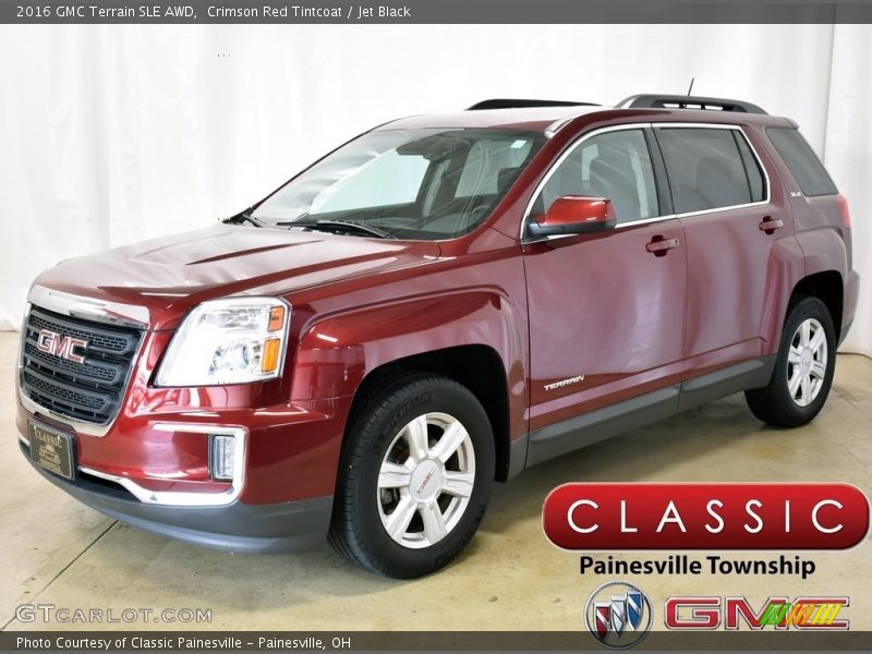 Crimson Red Tintcoat / Jet Black 2016 GMC Terrain SLE AWD