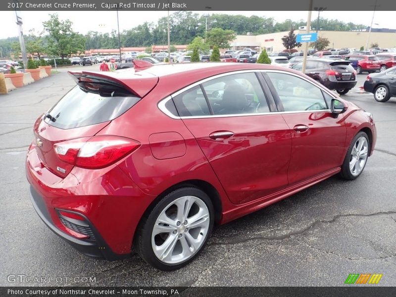 Cajun Red Tintcoat / Jet Black 2017 Chevrolet Cruze Premier