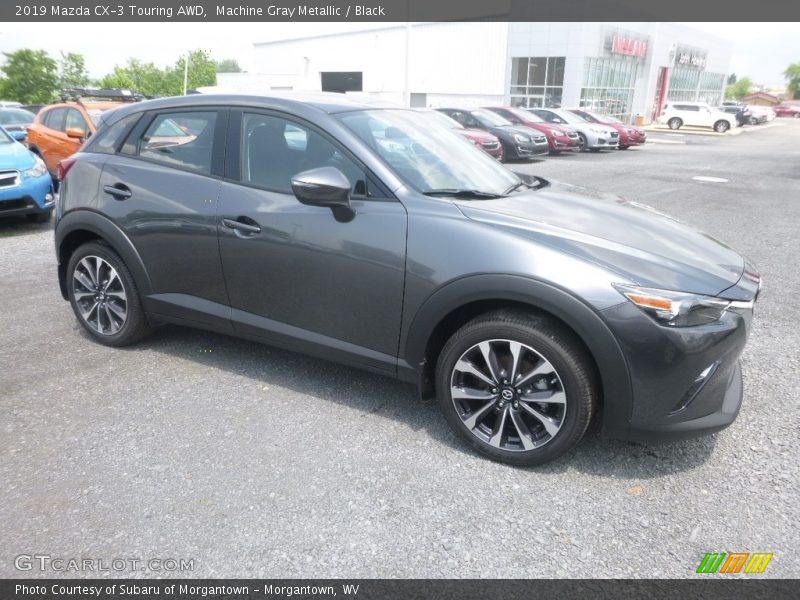 Machine Gray Metallic / Black 2019 Mazda CX-3 Touring AWD