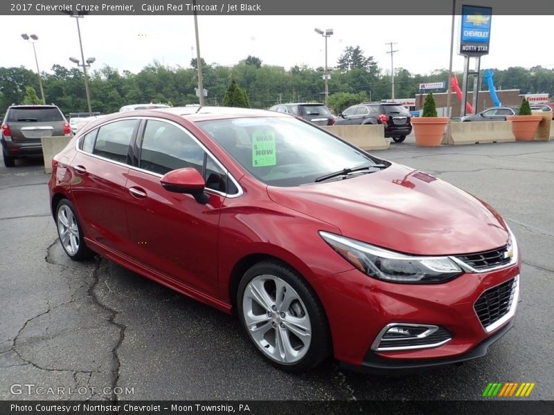 Cajun Red Tintcoat / Jet Black 2017 Chevrolet Cruze Premier