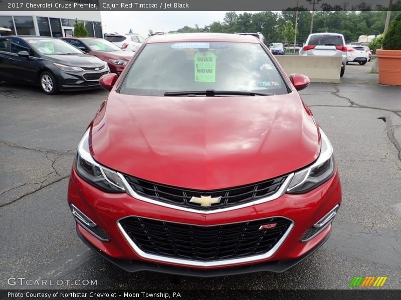 Cajun Red Tintcoat / Jet Black 2017 Chevrolet Cruze Premier