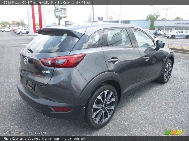 Machine Gray Metallic / Black 2019 Mazda CX-3 Touring AWD