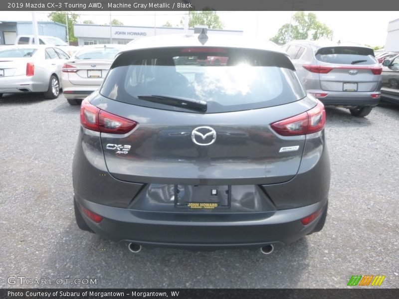 Machine Gray Metallic / Black 2019 Mazda CX-3 Touring AWD