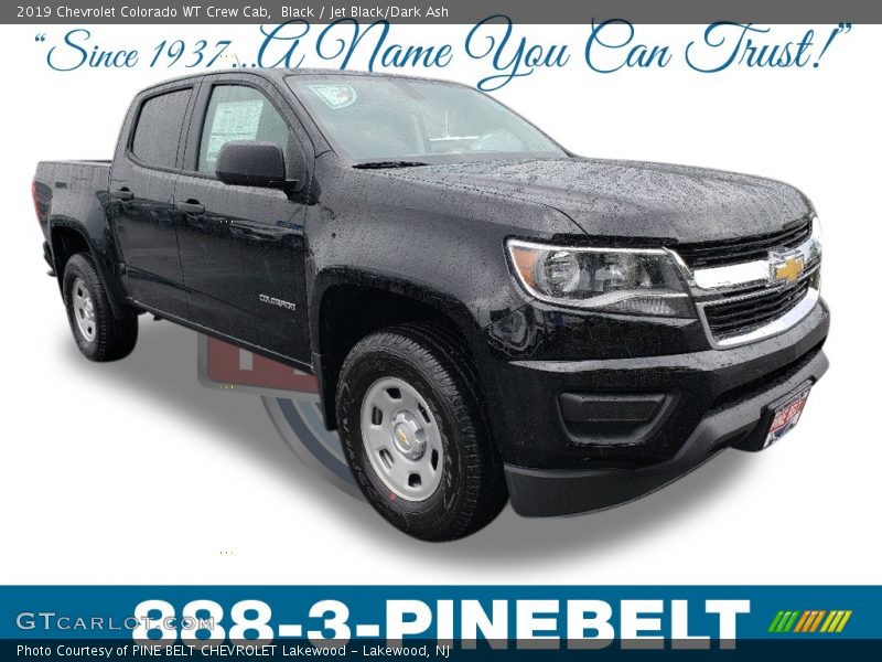 Black / Jet Black/Dark Ash 2019 Chevrolet Colorado WT Crew Cab