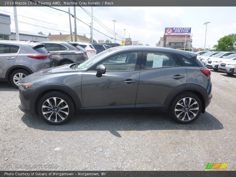 Machine Gray Metallic / Black 2019 Mazda CX-3 Touring AWD