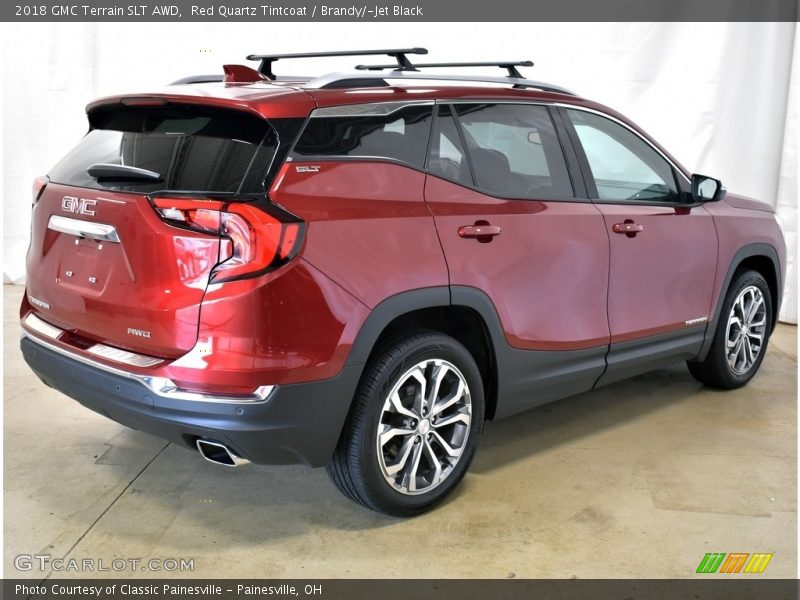 Red Quartz Tintcoat / Brandy/­Jet Black 2018 GMC Terrain SLT AWD