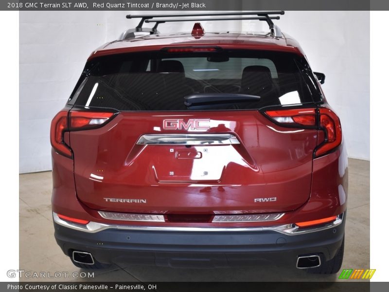 Red Quartz Tintcoat / Brandy/­Jet Black 2018 GMC Terrain SLT AWD