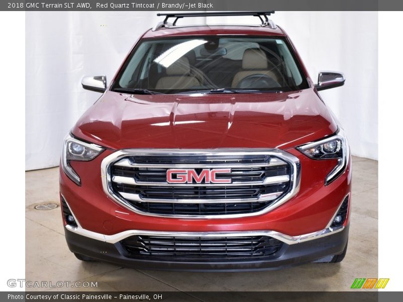 Red Quartz Tintcoat / Brandy/­Jet Black 2018 GMC Terrain SLT AWD