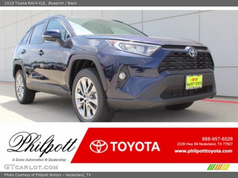Blueprint / Black 2019 Toyota RAV4 XLE
