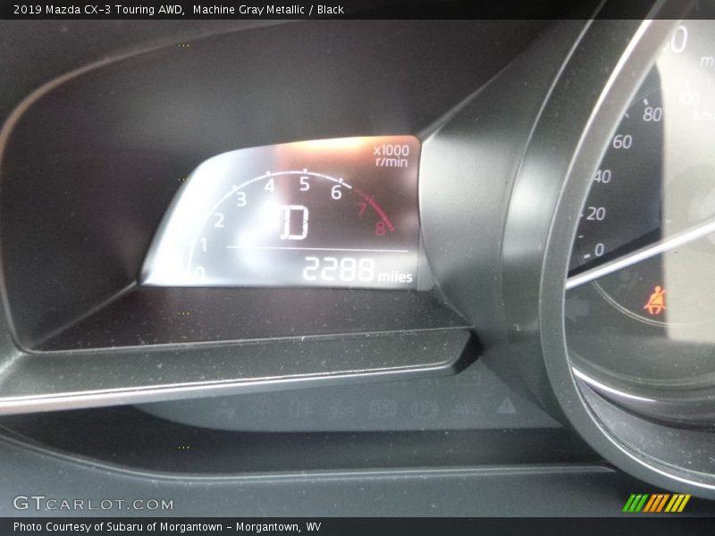 Machine Gray Metallic / Black 2019 Mazda CX-3 Touring AWD