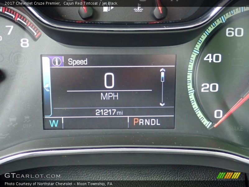 Cajun Red Tintcoat / Jet Black 2017 Chevrolet Cruze Premier
