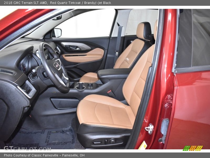 Red Quartz Tintcoat / Brandy/­Jet Black 2018 GMC Terrain SLT AWD