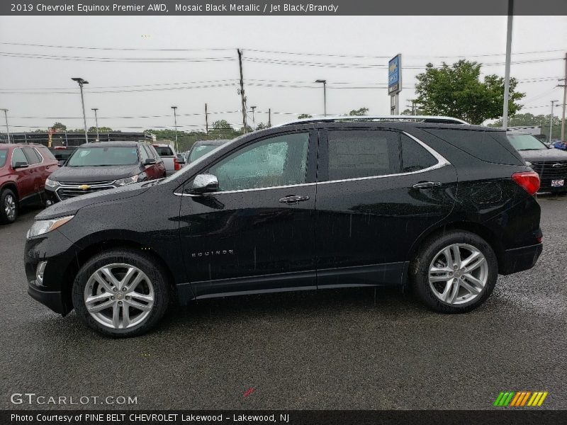 Mosaic Black Metallic / Jet Black/Brandy 2019 Chevrolet Equinox Premier AWD