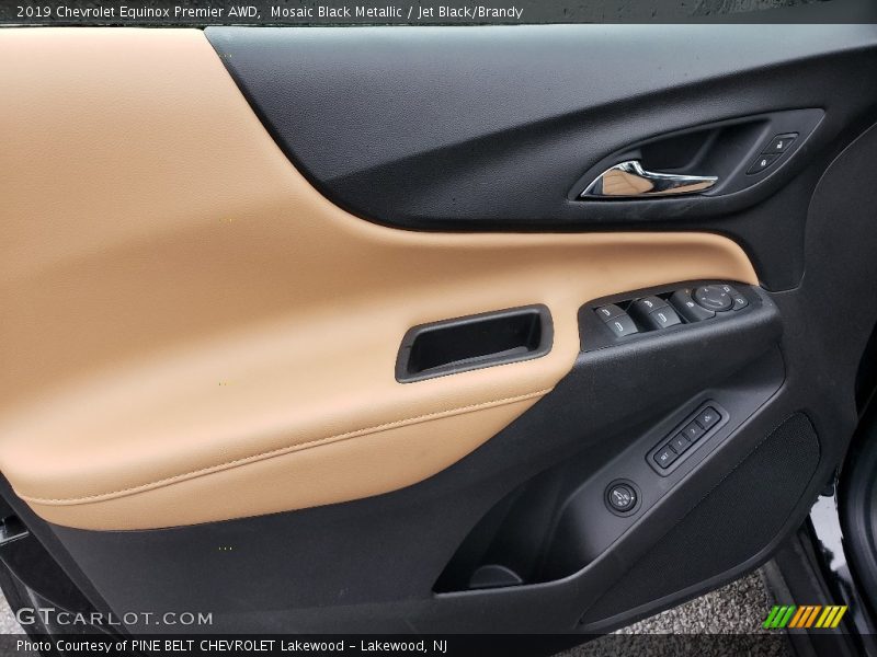 Mosaic Black Metallic / Jet Black/Brandy 2019 Chevrolet Equinox Premier AWD