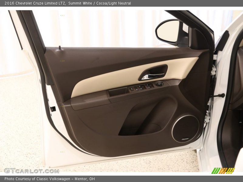 Summit White / Cocoa/Light Neutral 2016 Chevrolet Cruze Limited LTZ