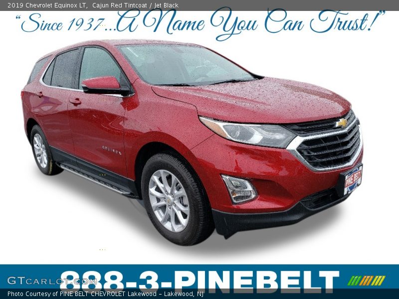 Cajun Red Tintcoat / Jet Black 2019 Chevrolet Equinox LT