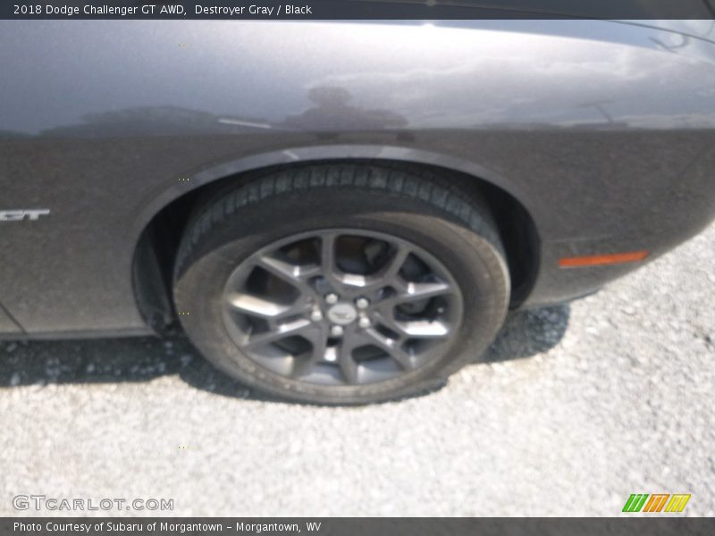 Destroyer Gray / Black 2018 Dodge Challenger GT AWD
