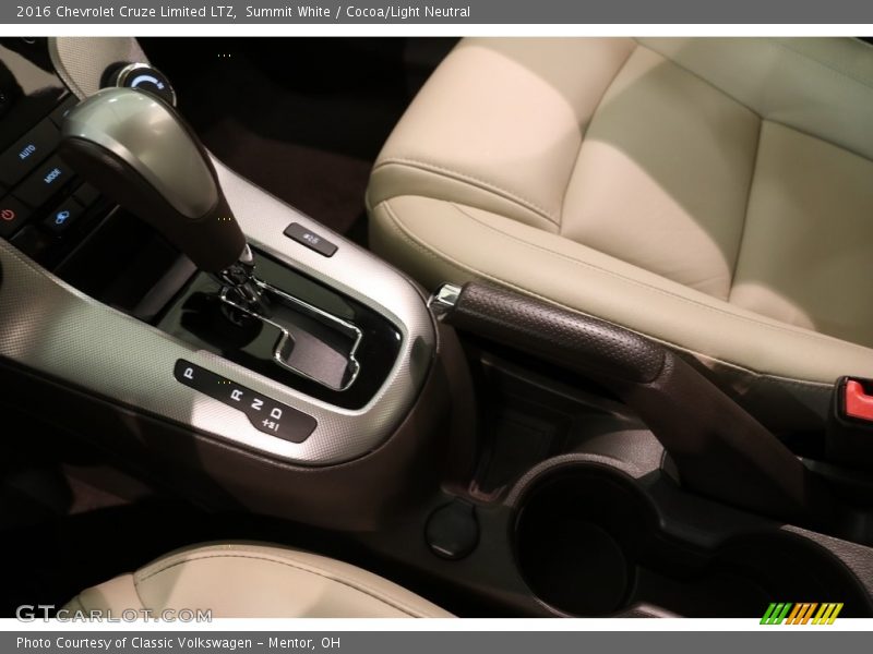 Summit White / Cocoa/Light Neutral 2016 Chevrolet Cruze Limited LTZ