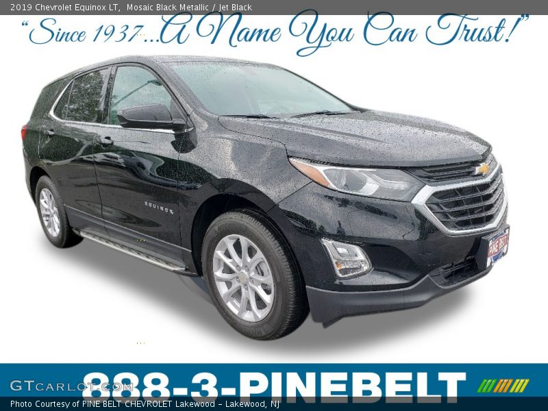 Mosaic Black Metallic / Jet Black 2019 Chevrolet Equinox LT