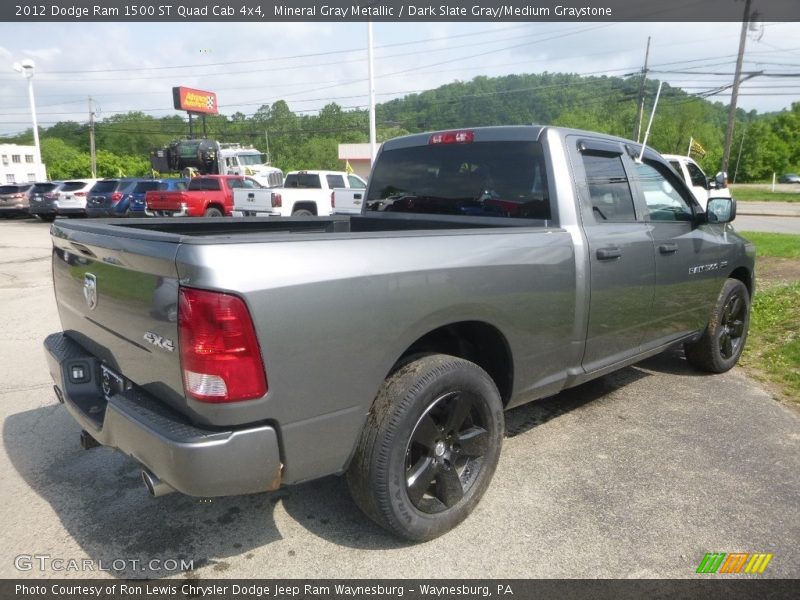 Mineral Gray Metallic / Dark Slate Gray/Medium Graystone 2012 Dodge Ram 1500 ST Quad Cab 4x4