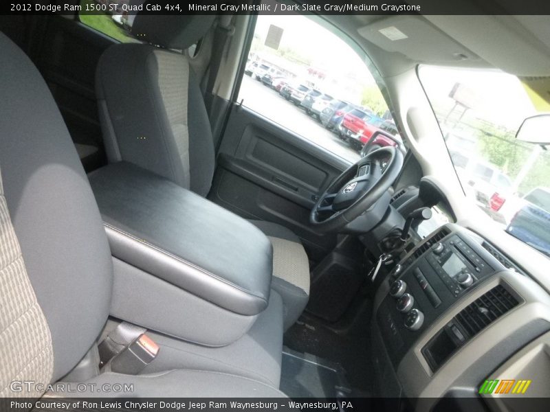 Mineral Gray Metallic / Dark Slate Gray/Medium Graystone 2012 Dodge Ram 1500 ST Quad Cab 4x4