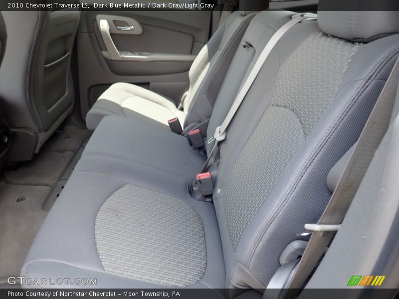 Dark Blue Metallic / Dark Gray/Light Gray 2010 Chevrolet Traverse LS