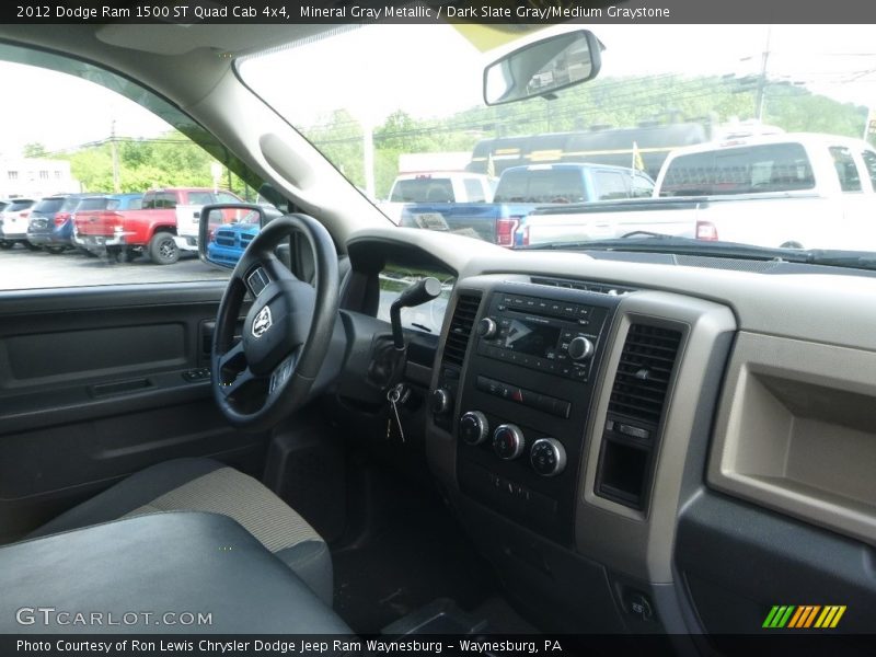Mineral Gray Metallic / Dark Slate Gray/Medium Graystone 2012 Dodge Ram 1500 ST Quad Cab 4x4