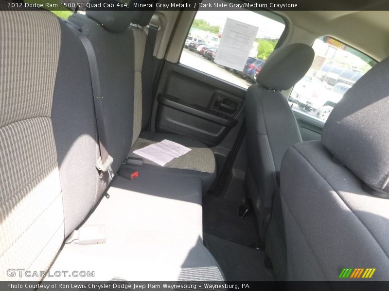 Mineral Gray Metallic / Dark Slate Gray/Medium Graystone 2012 Dodge Ram 1500 ST Quad Cab 4x4