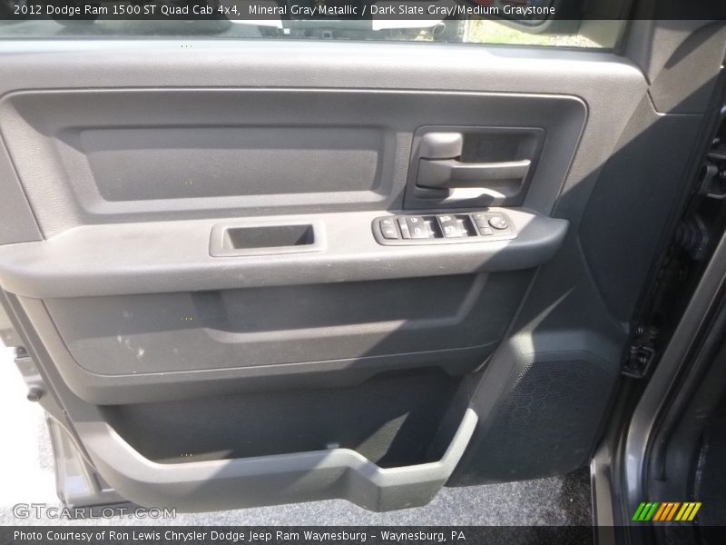 Mineral Gray Metallic / Dark Slate Gray/Medium Graystone 2012 Dodge Ram 1500 ST Quad Cab 4x4
